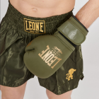 Leone - BASIC 2 KICK SHORTS - Green - Муай Тай Шорти - AB970